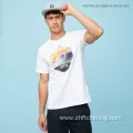 Mens Casual Summer Digital Print Short Sleeve T-Shirt